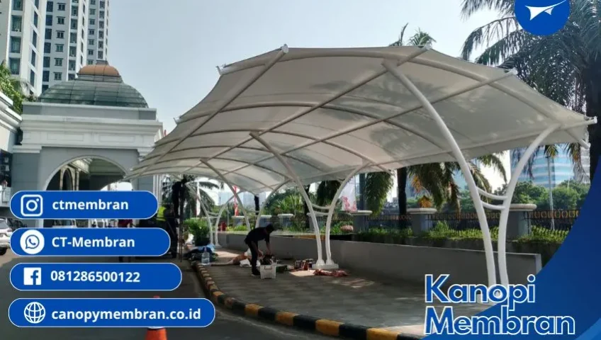 Kanopi Membran Duren Sawit