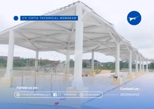 Tenda Membran Stadion Kanopi Membran Masjid Ramadhan