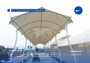 Kanopi Membran Trotoar