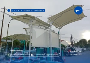 Kanopi Membran Pos Parkir