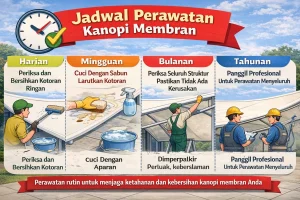 Jadwal Perawatan Kanopi Membran