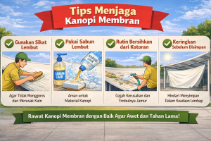 Tips Menjaga Kanopi Membran