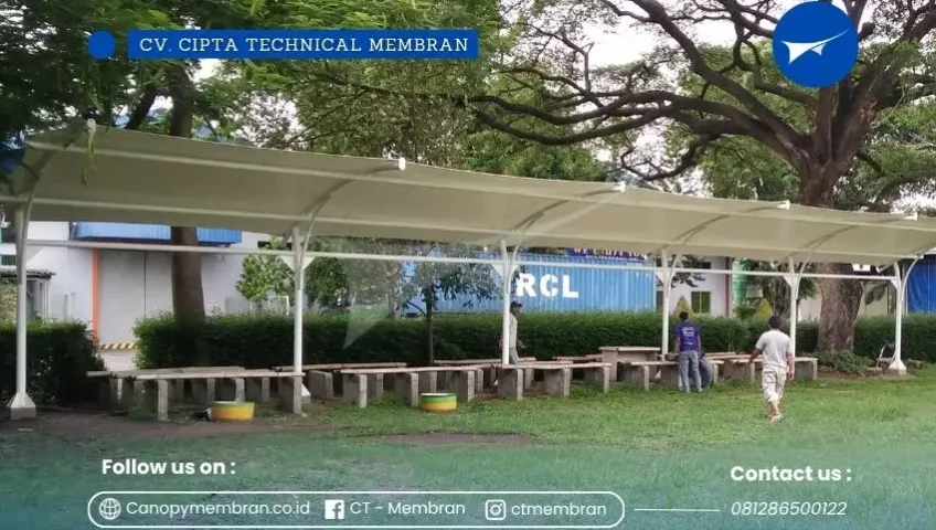 Kanopi Membran Tribun Lapangan