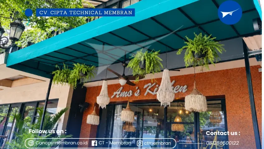 Kanopi Kain Minimalis