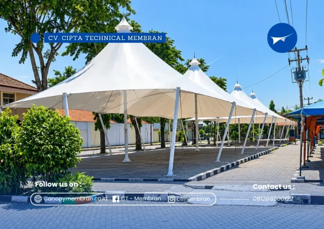 tenda membran kerucut