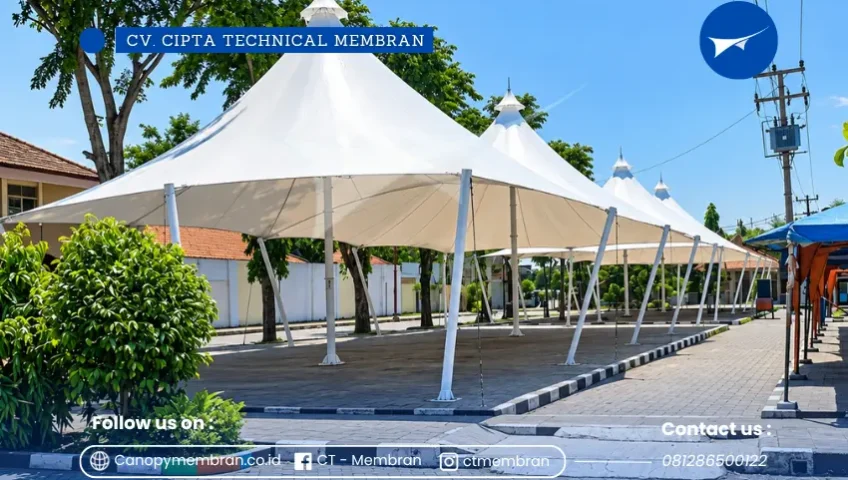 tenda membran kerucut